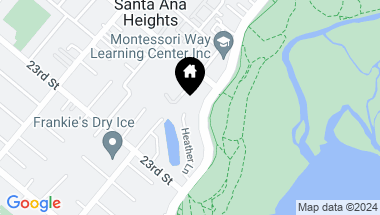 Map of 2318 Heather Lane, Newport Beach CA, 92660