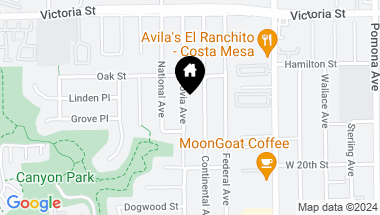 Map of 2060 Monrovia Avenue, Costa Mesa CA, 92627