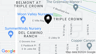 Map of 18014 N 50TH Place, Scottsdale AZ, 85254