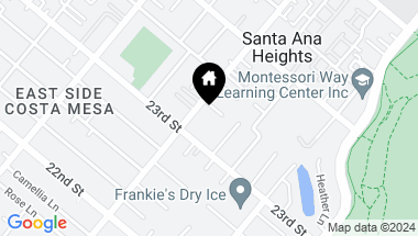 Map of 2312 Santa Ana Avenue, Costa Mesa CA, 92627