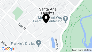 Map of 2360 Redlands Drive, Newport Beach CA, 92660