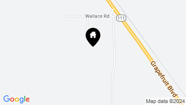 Map of 0 Wallace Road, Thermal CA, 92274