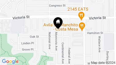 Map of 2100 Monrovia Avenue, Costa Mesa CA, 92627
