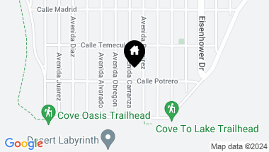 Map of 54720 Avenida Carranza, La Quinta CA, 92253