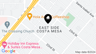 Map of 190 Cecil Place, Costa Mesa CA, 92627