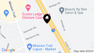 Map of 32332 Mesa Drive, Lake Elsinore CA, 92530