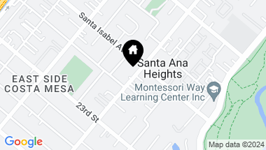 Map of 2383 Santa Ana Avenue, Costa Mesa CA, 92627