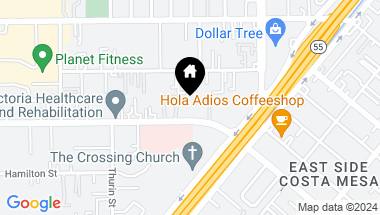 Map of 260 Victoria Street E3, Costa Mesa CA, 92627