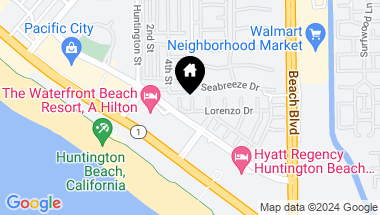 Map of 21269 Baeza Circle, Huntington Beach CA, 92648