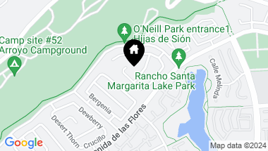 Map of 17 Via Montanero, Rancho Santa Margarita CA, 92688