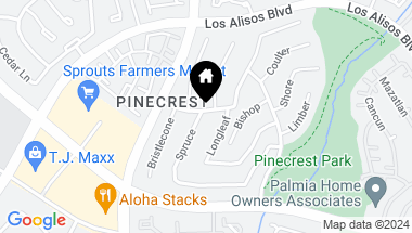 Map of 21242 Spruce, Mission Viejo CA, 92692