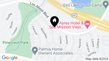 Map of 21252 San Miguel, Mission Viejo CA, 92692
