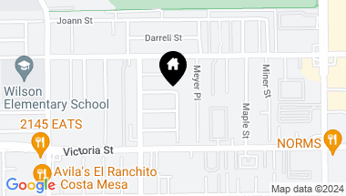Map of 2203 Puente Avenue, Costa Mesa CA, 92627