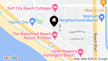 Map of 80 Huntington St #705 Street, Huntington Beach CA, 92648