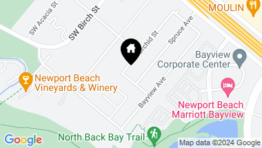 Map of 2351 Azure Avenue, Newport Beach CA, 92660
