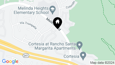 Map of 28 Tierra Montanosa, Rancho Santa Margarita CA, 92688