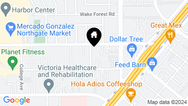 Map of 2234 Avalon Street, Costa Mesa CA, 92627