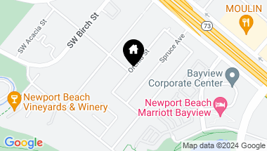 Map of 20242 Orchid Street, Newport Beach CA, 92660