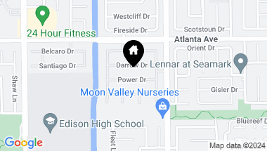 Map of 9371 Power Drive, Huntington Beach CA, 92646