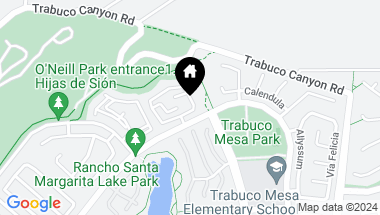 Map of 23 Vista Colinas, Rancho Santa Margarita CA, 92688