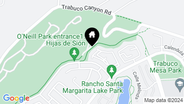 Map of 17 Aubrieta, Rancho Santa Margarita CA, 92688