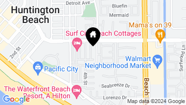 Map of 80 Huntington Street 623, Huntington Beach CA, 92648