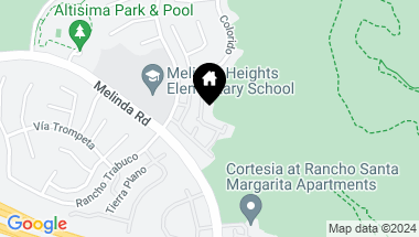 Map of 103 Mira Mesa, Rancho Santa Margarita CA, 92688