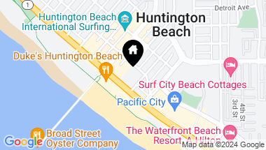 Map of 200 Pacific Coast Highway 150, Huntington Beach CA, 92648