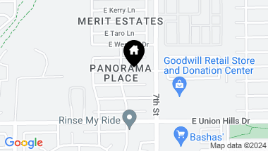 Map of 527 E MORROW Drive, Phoenix AZ, 85024