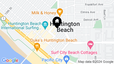 Map of 321 3rd Street, Huntington Beach CA, 92648