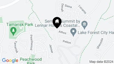Map of 557 Serrano Summit Drive, Lake Forest CA, 92630