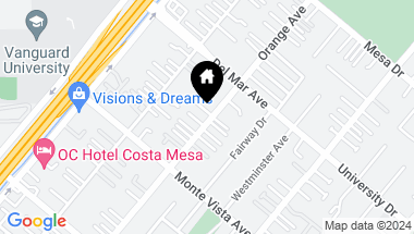 Map of 2557 Orange Avenue D, Costa Mesa CA, 92627