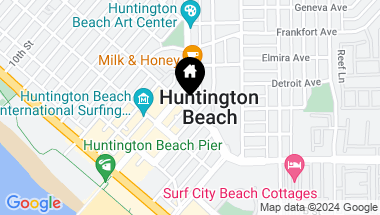 Map of 715 CALIFORNIA, Huntington Beach CA, 92648
