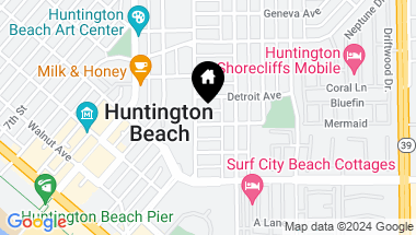 Map of 209 Chicago Avenue, Huntington Beach CA, 92648