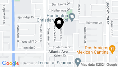 Map of 20841 Hunter Lane, Huntington Beach CA, 92646