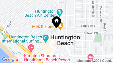 Map of 417 Main Street, Huntington Beach CA, 92648