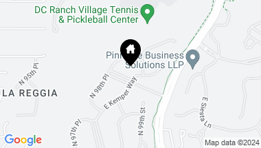 Map of 9848 E PARKSIDE Lane, Scottsdale AZ, 85255
