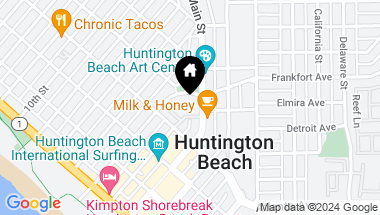 Map of 415 Townsquare Lane 125, Huntington Beach CA, 92648