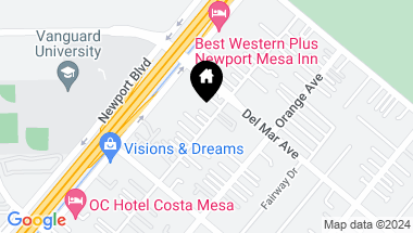 Map of 2572 Elden Avenue U, Costa Mesa CA, 92627