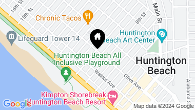 Map of 226 9th Street, Huntington Beach CA, 92648