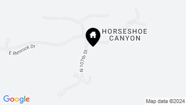 Map of 10719 E Rimrock Drive, Scottsdale AZ, 85255