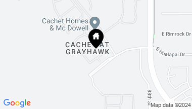 Map of 19550 N GRAYHAWK Drive # 1067, Scottsdale AZ, 85255