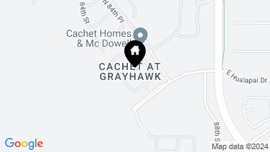 Map of 19550 N GRAYHAWK Drive # 1105, Scottsdale AZ, 85255