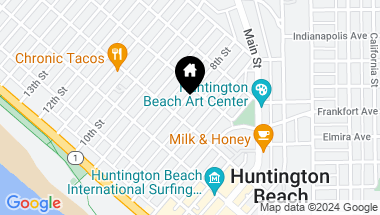Map of 414 8th Street, Huntington Beach CA, 92648