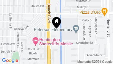 Map of 8042 Sail Circle, Huntington Beach CA, 92646