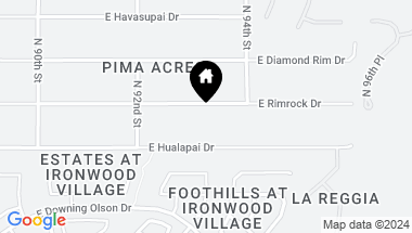 Map of 9245 E RIMROCK Drive, Scottsdale AZ, 85255