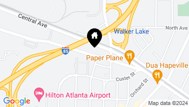 Map of 905 Willingham Drive Unit 23, Atlanta GA, 30354
