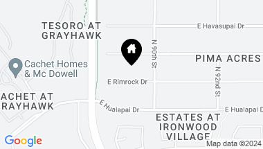 Map of 8846 E RIMROCK Drive, Scottsdale AZ, 85255