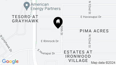 Map of 8867 E DIAMOND RIM Drive, Scottsdale AZ, 85255