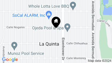 Map of 52810 Avenida Herrera, La Quinta CA, 92253
